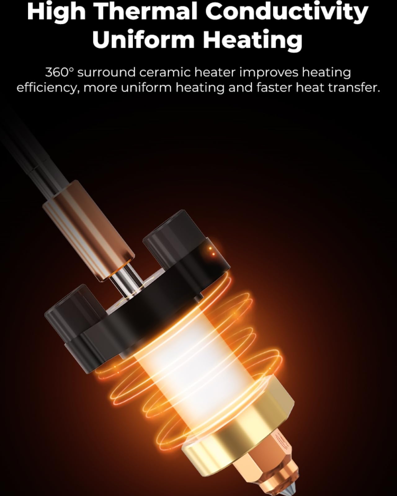 Creality Official K1C Ceramic  - High Flow Ceramic Hotend 评论和价格